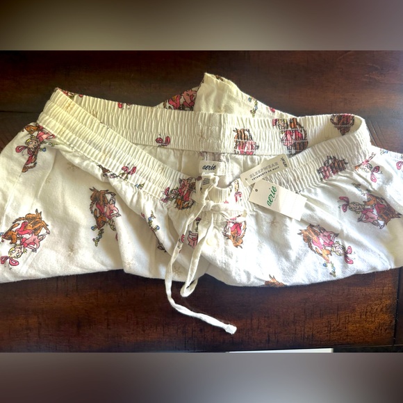 Aerie NWT Cindy Lou Off Duty Flannel Boxer - Picture 7 of 7